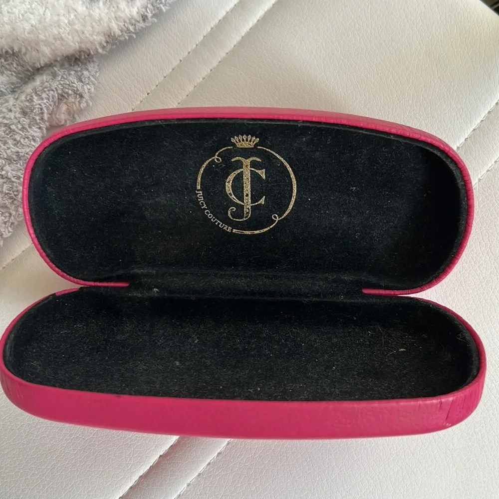Hot pink juicy couture glasses case - Barbiecore y2k
